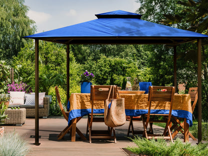 Kingsbury 11'x14' Soft Top Gazebo, Sunbrella® Canopy