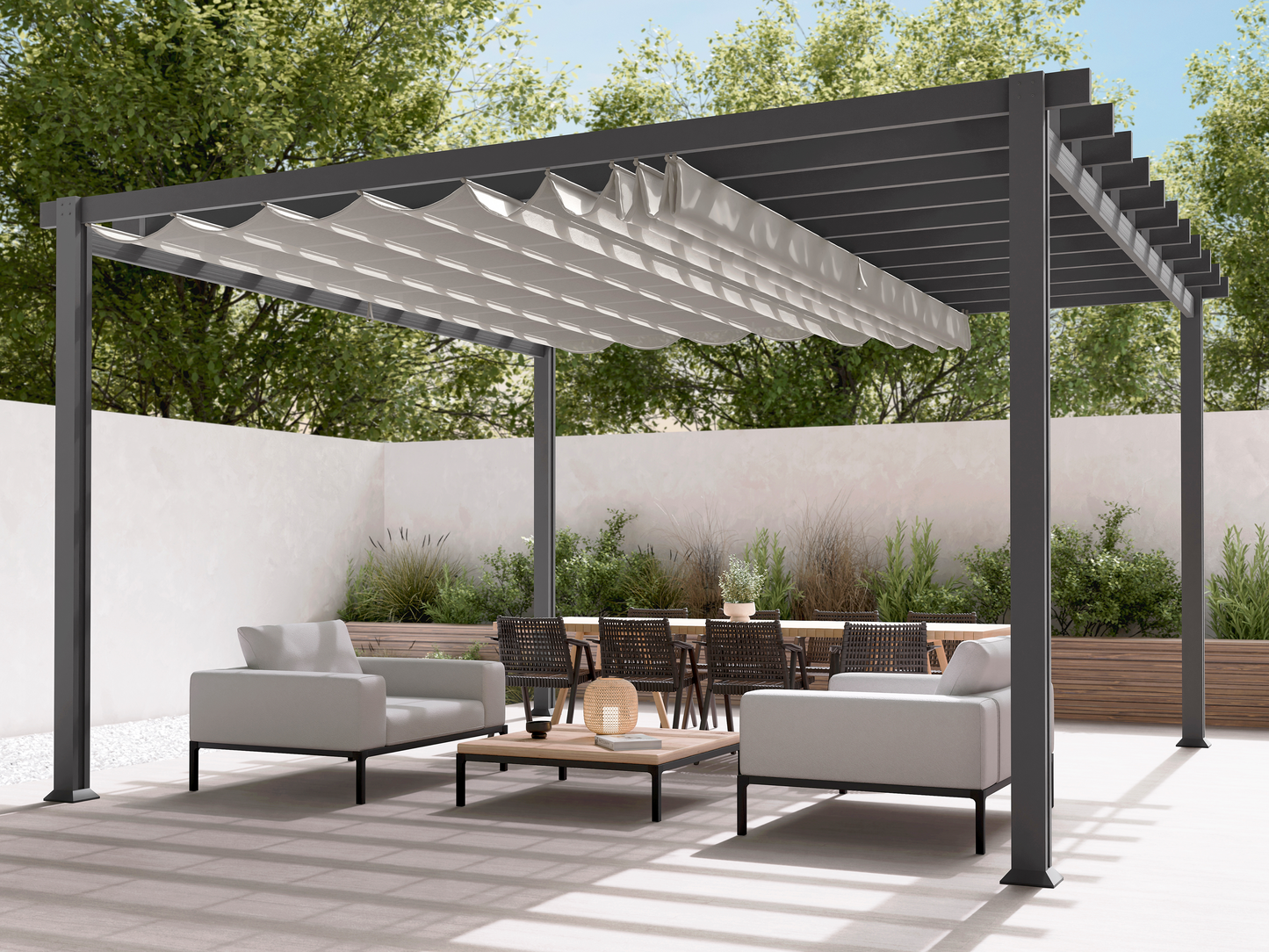 California Soft Top Pergola